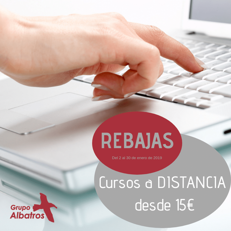 Grupo Albatros. Promoción rebajas, cursos a distancia